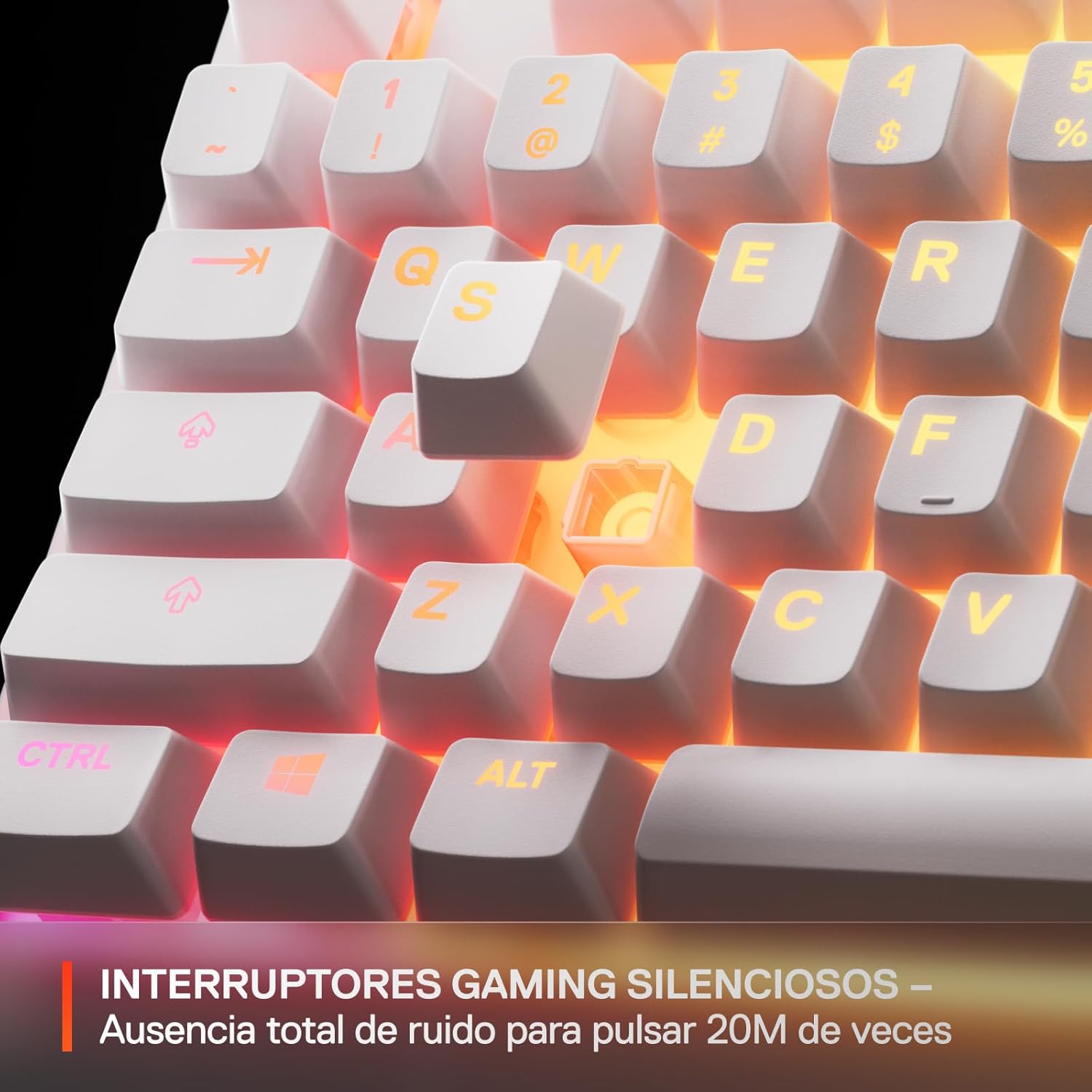 Thumbnail 4 de SteelSeries Apex 3 TKL - Teclado Gaming Blanco con RGB 🌈
