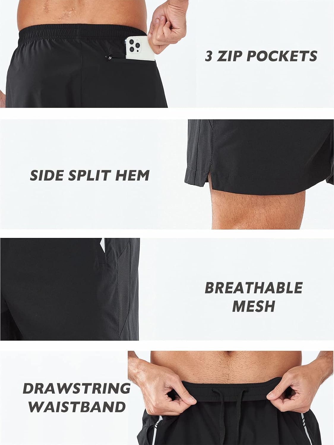 Thumbnail 4 de NORTHYARD Men's Running Shorts 5" Inseam