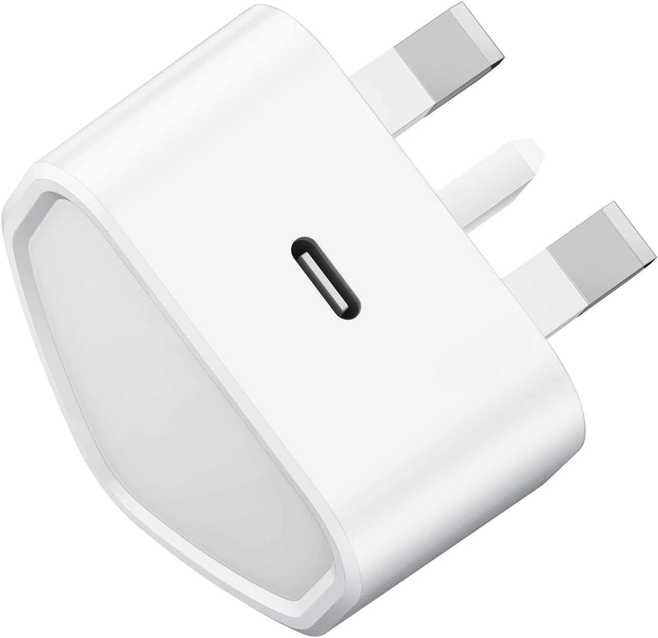 Detalle de Saqykan USB-C Plug 25W Fast Charger (UK wall plug) for iPhone, iPad and USB-C Android devices