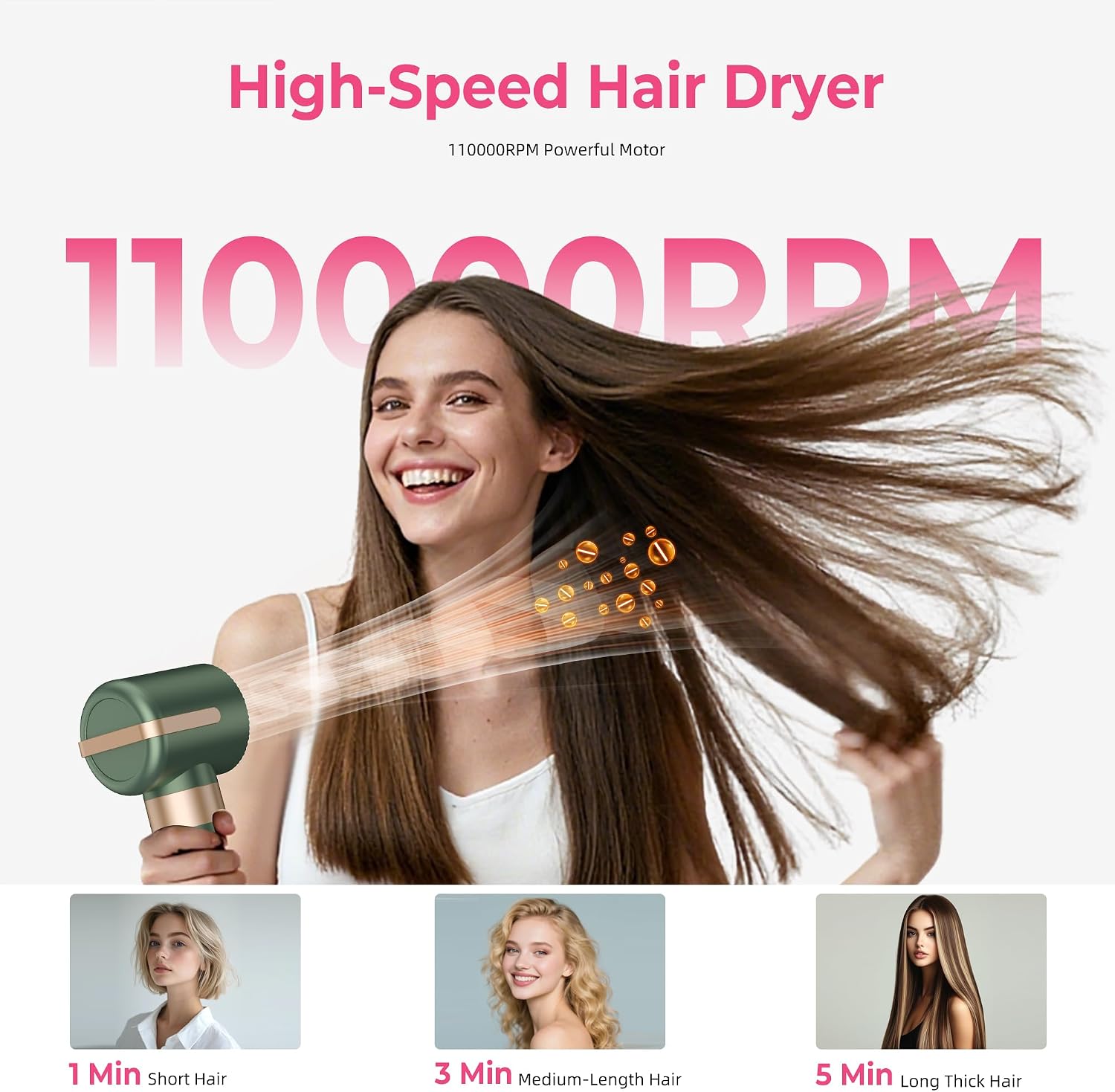 Thumbnail 3 de Atopskins 7-in-1 Airstyler Pro – Warmluftbürste Set mit Diffusor, Glätteisen & Lockenaufsatz