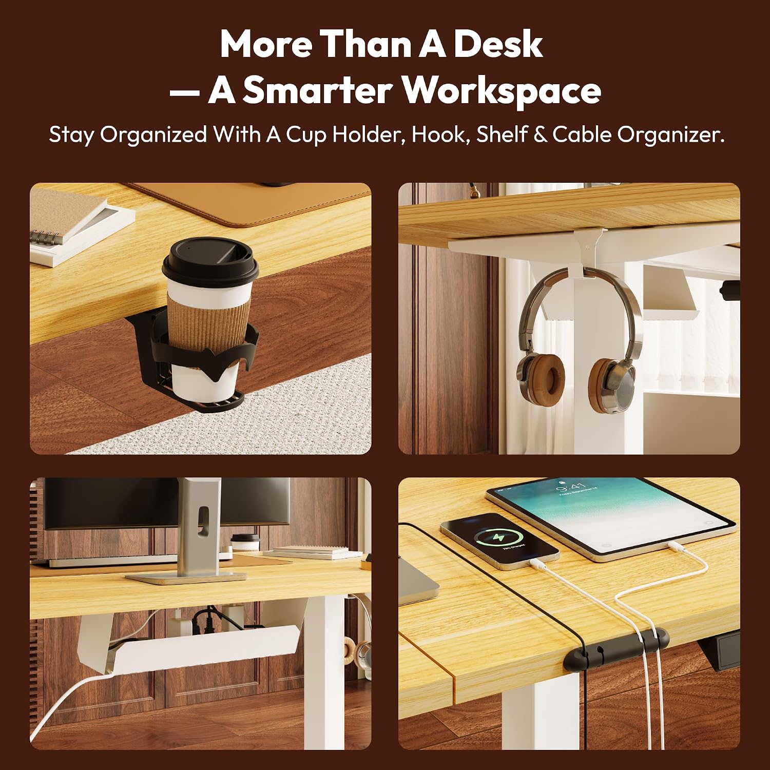 Detalle 1 de SANODESK Electric standing desk 160 x 60