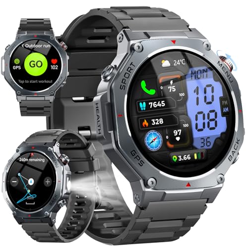 Reloj Inteligente Jugeman Hombre con GPS y 160+ modos deportivos