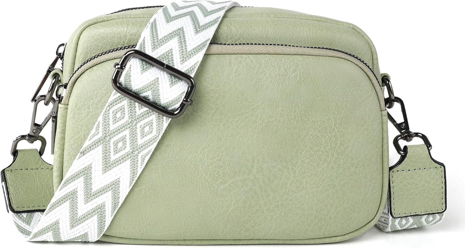 Detalle de TANTOMI Crossbody Bags for Women in vegan leather – small anti-theft style for shopping, travel and work