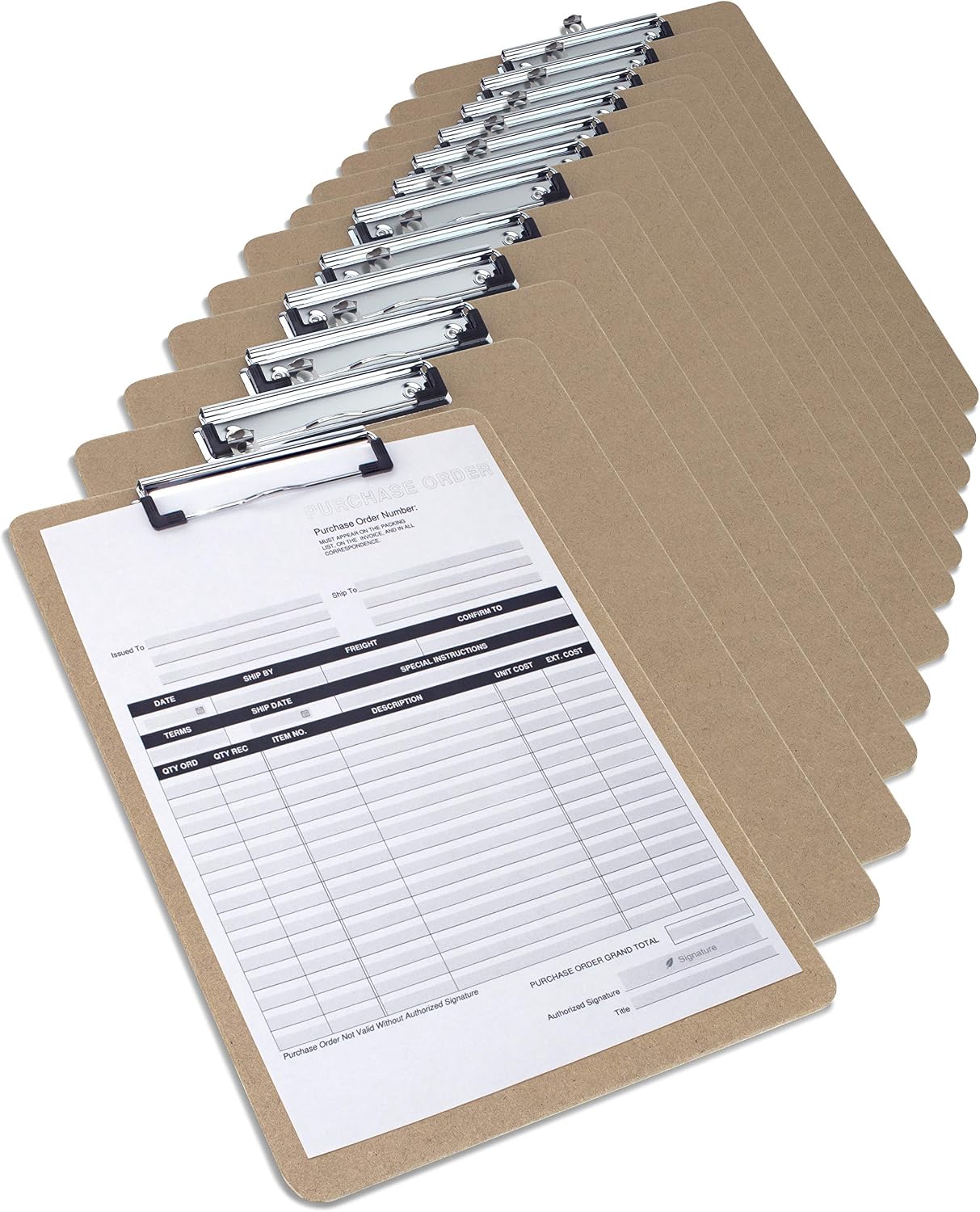 RAPESCO 1601 Business Pack A4 clipboards 12-pack