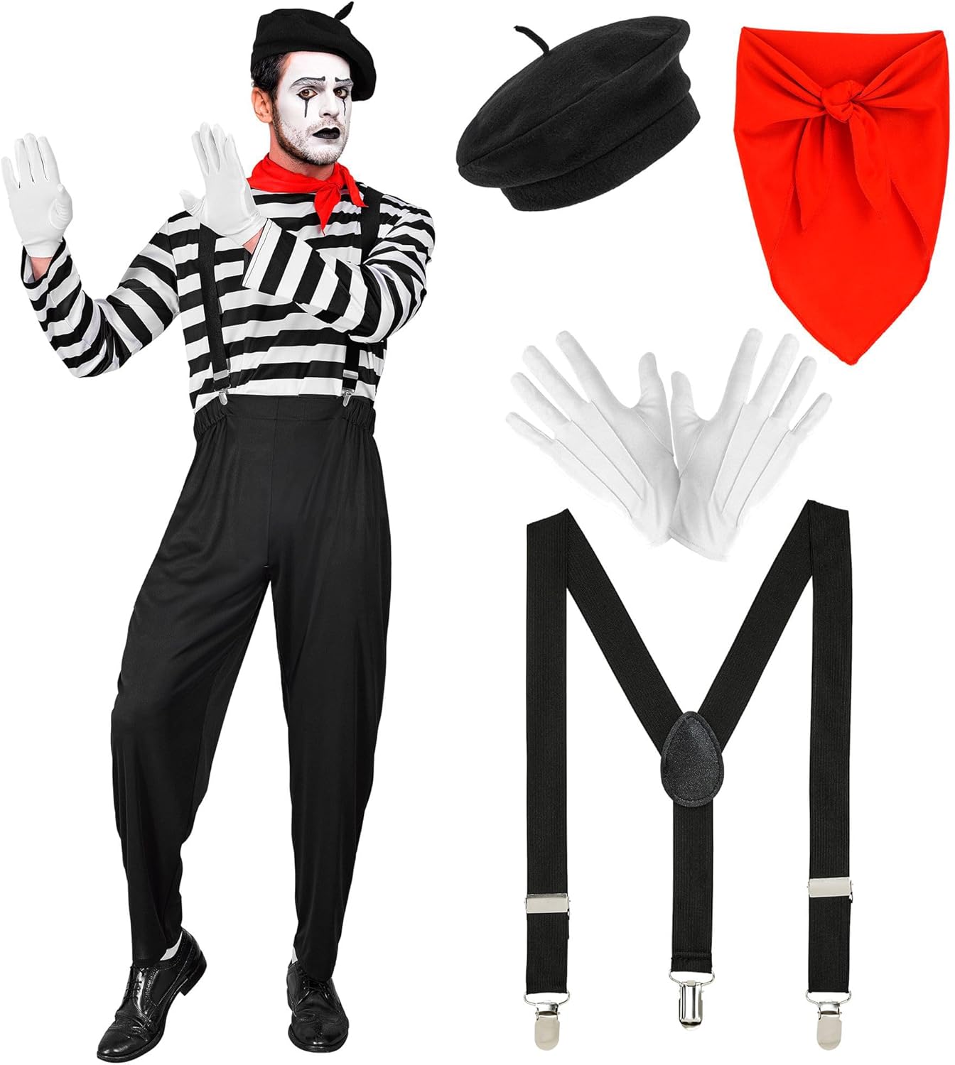 Thumbnail 1 de W WIDMANN MILANO Party Fashion Pantomime-Kostüm für Herren – Komplett-Outfit für Karneval & Mottoparty