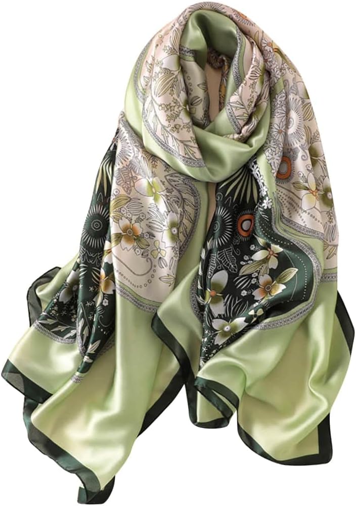 Trillion London Spring Collection Silk Scarf – Lightweight, Designer Silk for Everyday Style