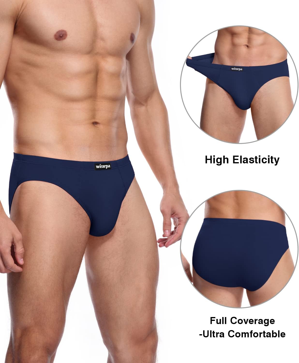Detalle 2 de wirarpa Unterhosen Herren Slip Microfaser Größe S-XXXL