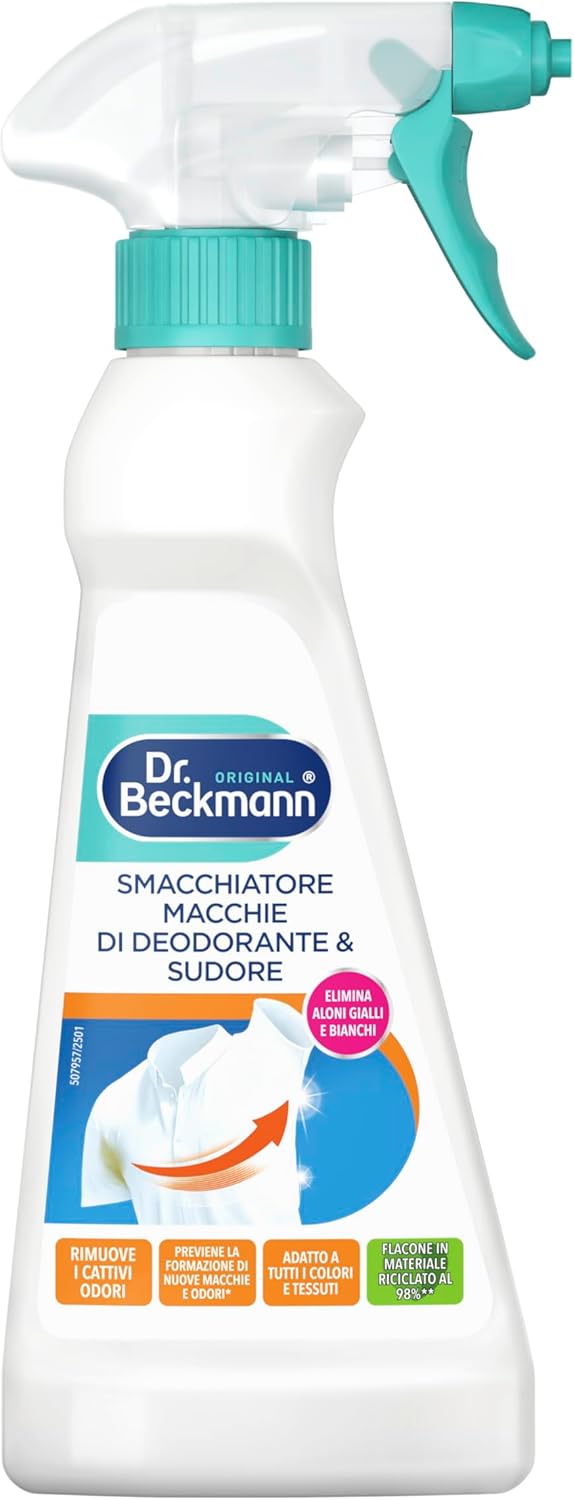 Detalle 2 de Dr. Beckmann Smacchiatore Macchie di Deodorante e Sudore – confezione 3 x 250 ml