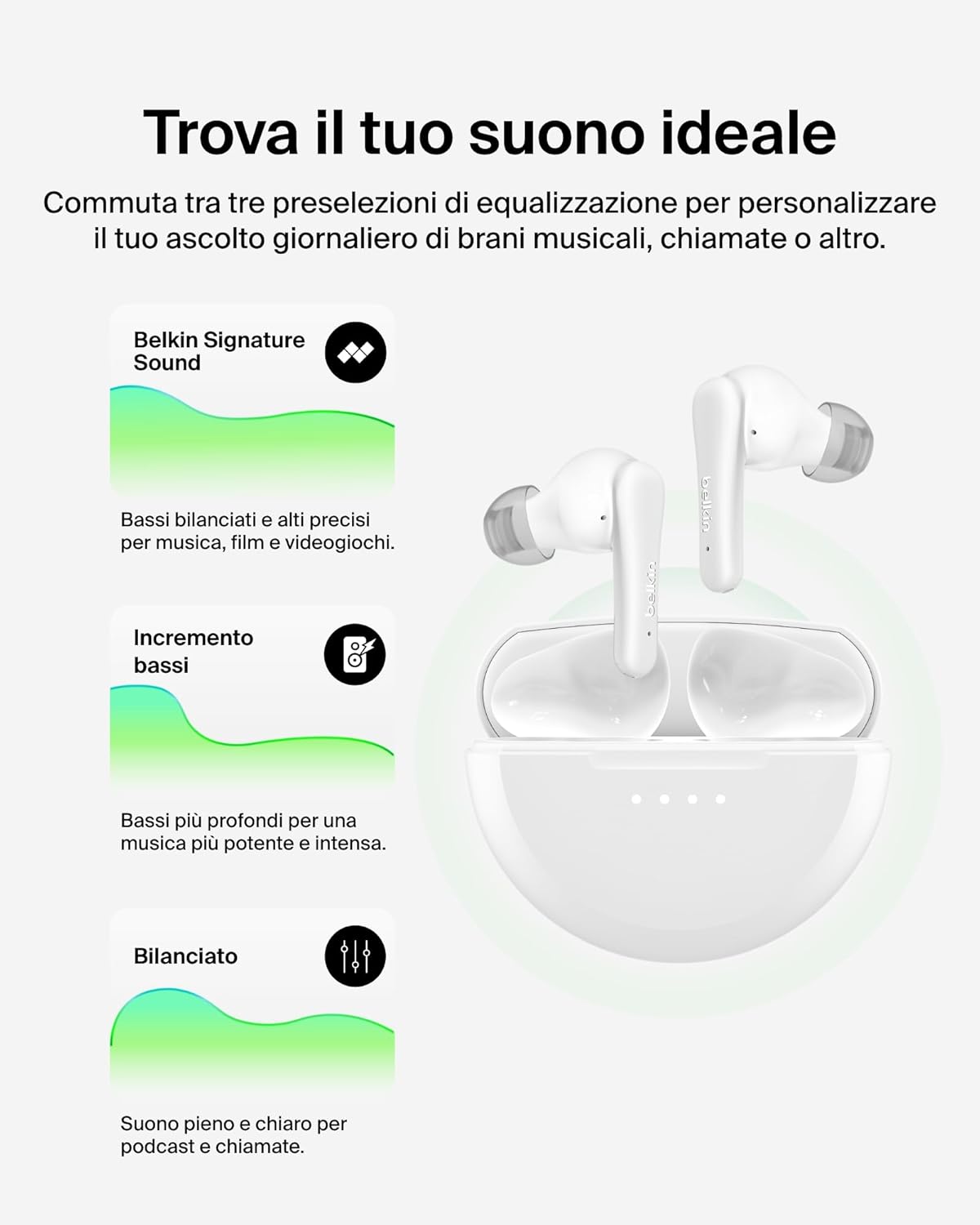 Thumbnail 6 de Belkin SoundForm Rhythm True Auricolari 28H