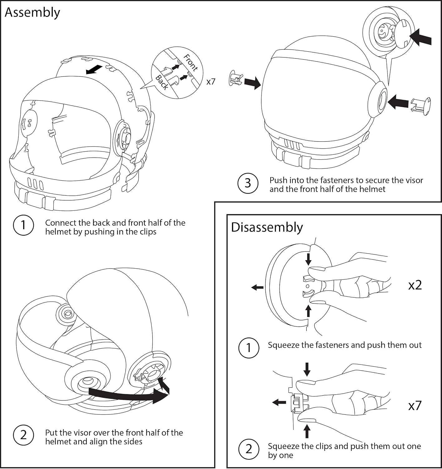 Detalle 2 de Spooktacular Creations Astronaut Helmet Kids role-play ๐