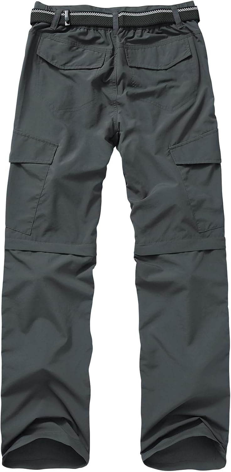Detalle de Jessie Kidden Hiking Trousers for Men: Convertible, Quick-Dry & UPF 50+