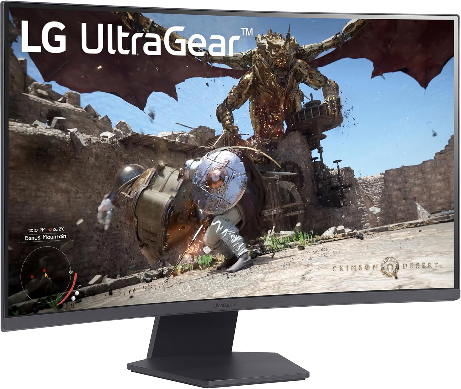 Detalle de LG 32GS60QC-B Curved Gaming Monitor 32-inch