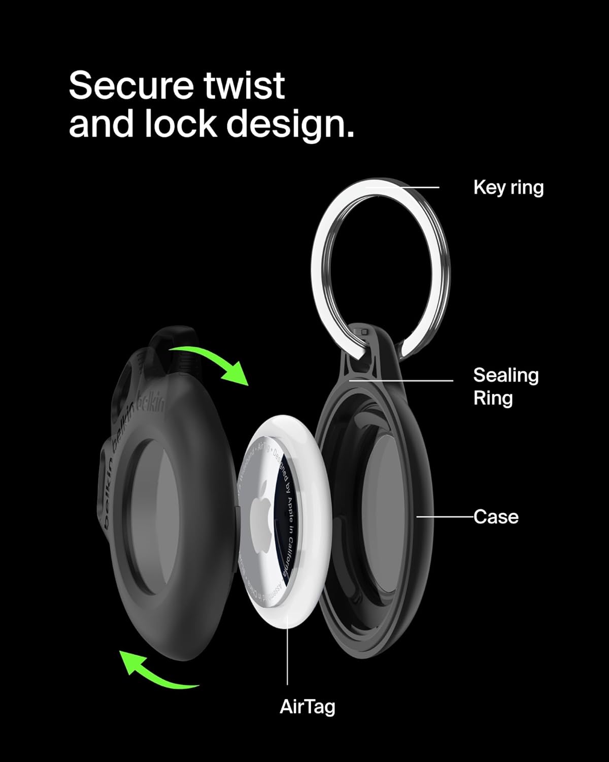 Thumbnail 2 de Belkin Waterproof Apple AirTag Secure Holder