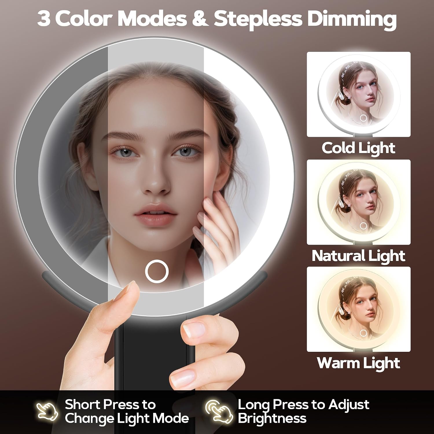 Detalle 2 de B Beauty Planet Miroir grossissant 30X pliable