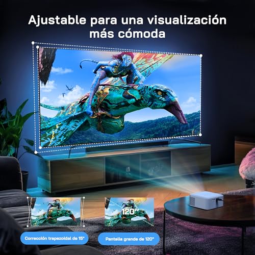 Thumbnail 1 de WOLFANG Mini Proyector 1080P con Trípode y Conexiones