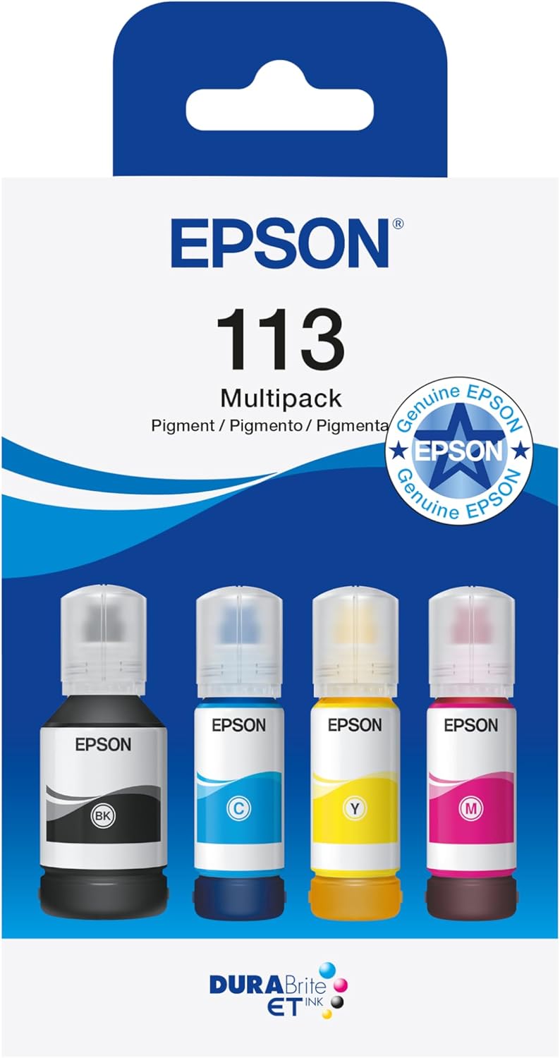 Detalle de Epson 113 EcoTank 4-colour Multipack 7,500 pages