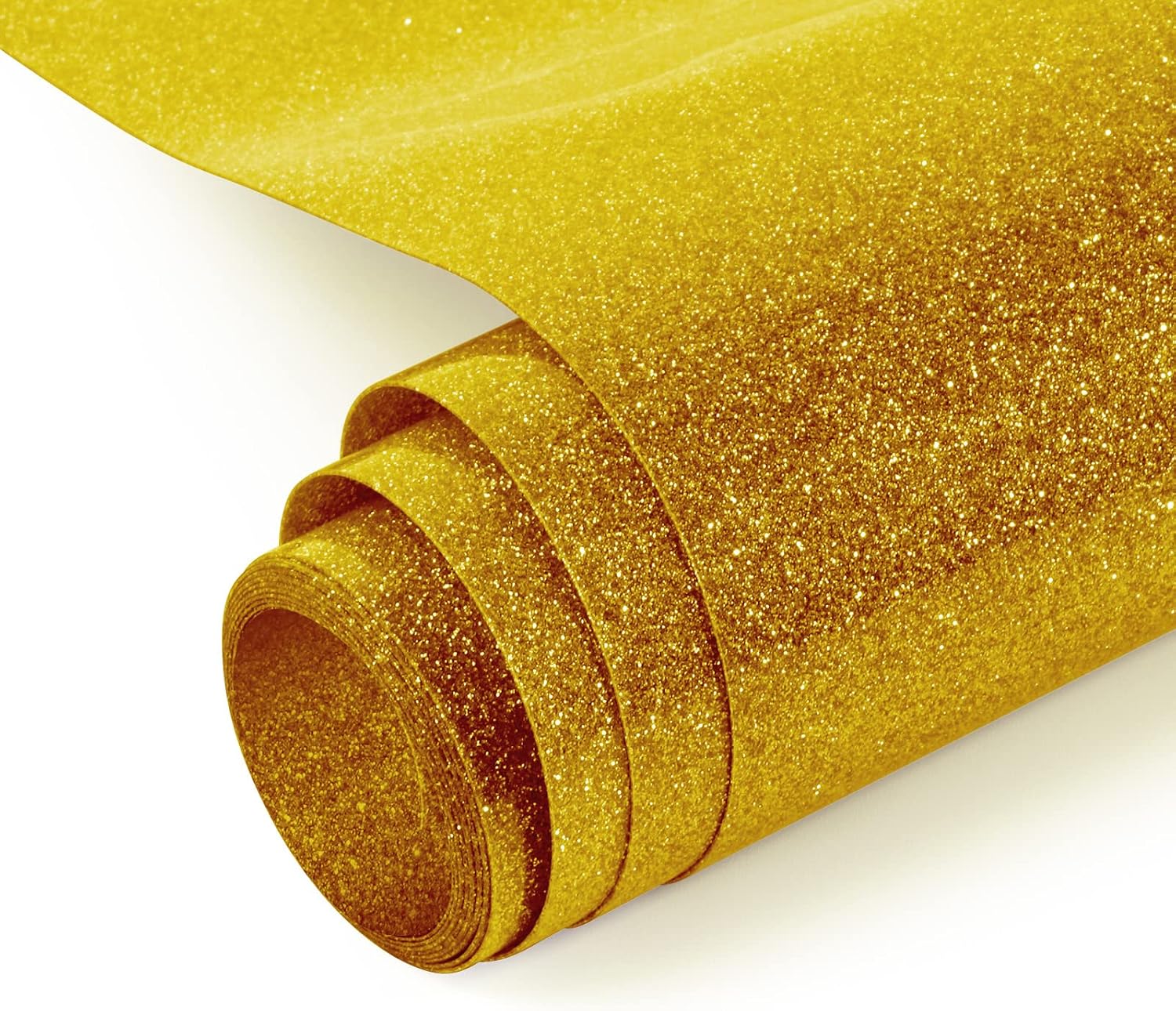 Detalle de NANAPLUMS Glitzer HTV Transferfolie 30,48 cm