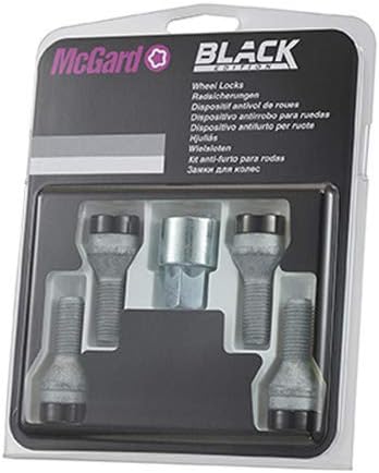 Detalle 2 de McGard Felgenschlossbolzen M14x1.25 schwarz – Kegelbund, Länge 27,3 mm (17 mm Kopf)