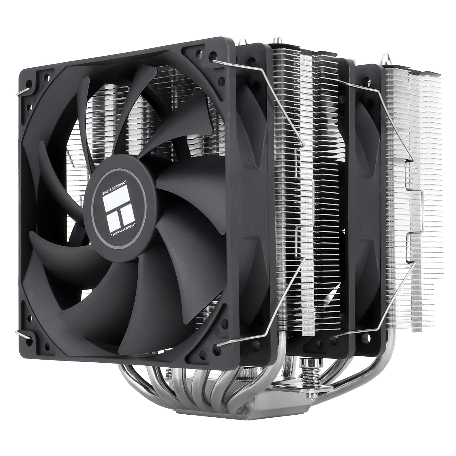 Detalle de Thermalright Peerless Assassin 120 SE (PA120 SE) CPU-Luftkühler mit 6 Heat Pipes, Dual 120-mm PWM für AM4/AM5 & Intel