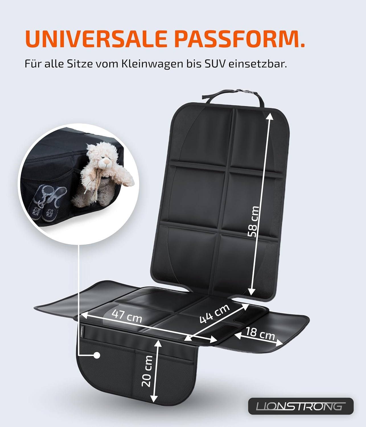 Thumbnail 5 de Kindersitzunterlage ISOFIX kompatibel, 2-teilig