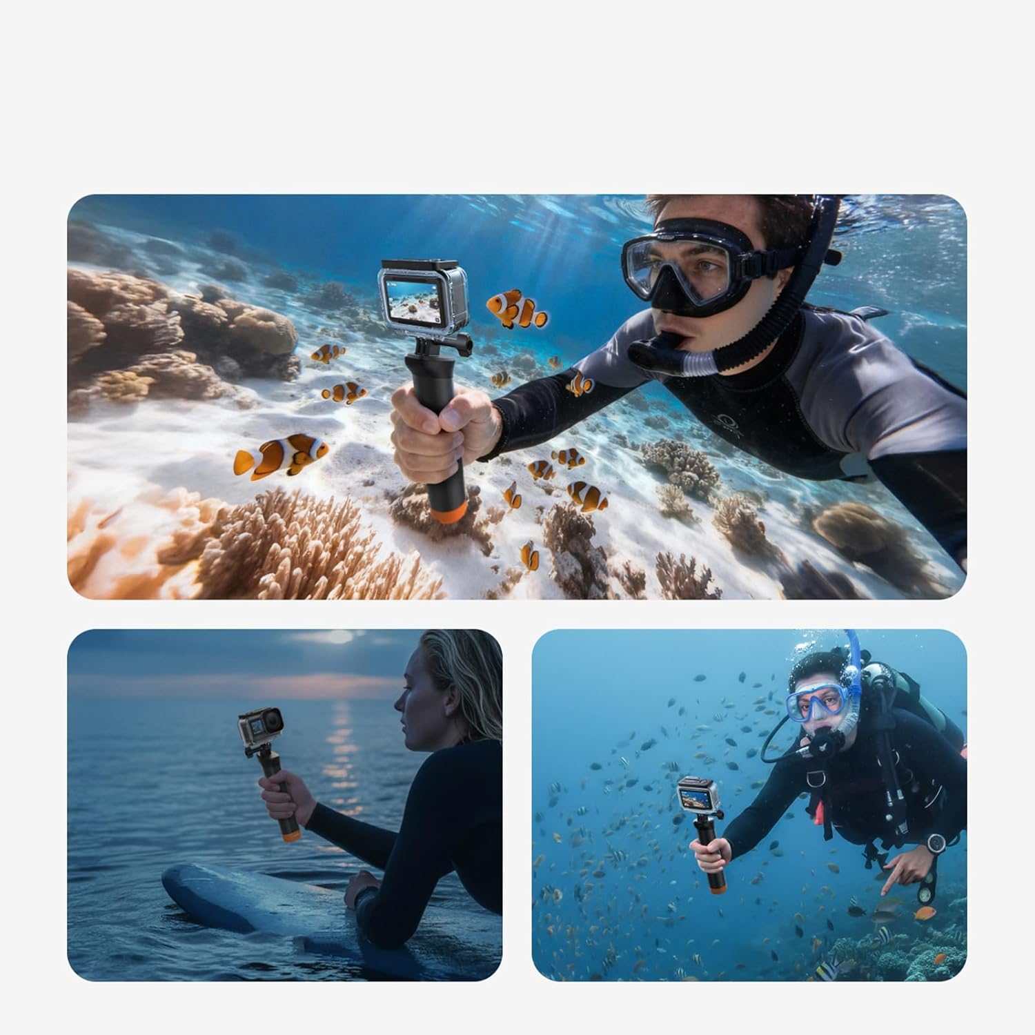 Thumbnail 5 de 60m/196ft Waterproof Case for DJI Osmo Action 6 – Deep-Dive Underwater Housing