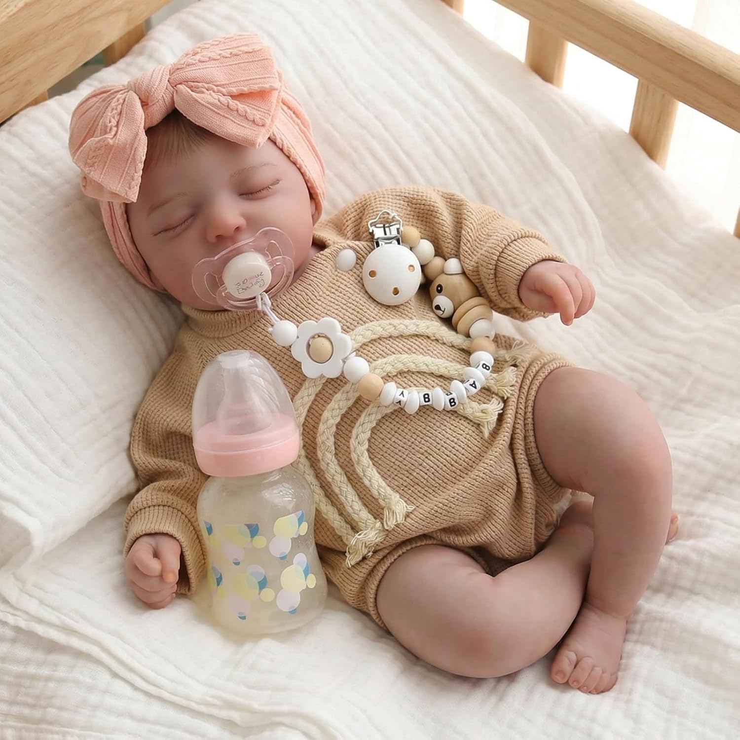 Thumbnail 3 de KSBD Lifelike Reborn Baby Doll 20-inch