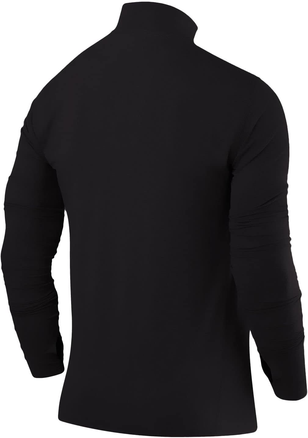 Detalle de Haut de running homme hiver TCA Quickdry Fusion Pro à manches longues, avec fermeture mi-poitrine