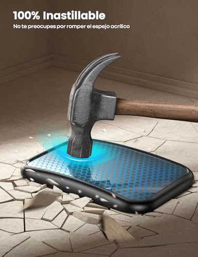 Thumbnail 1 de Lamicall espejo retrovisor para niños 2025 con gancho triangular 100% irrompible, rotación 360° e inclinación 45°