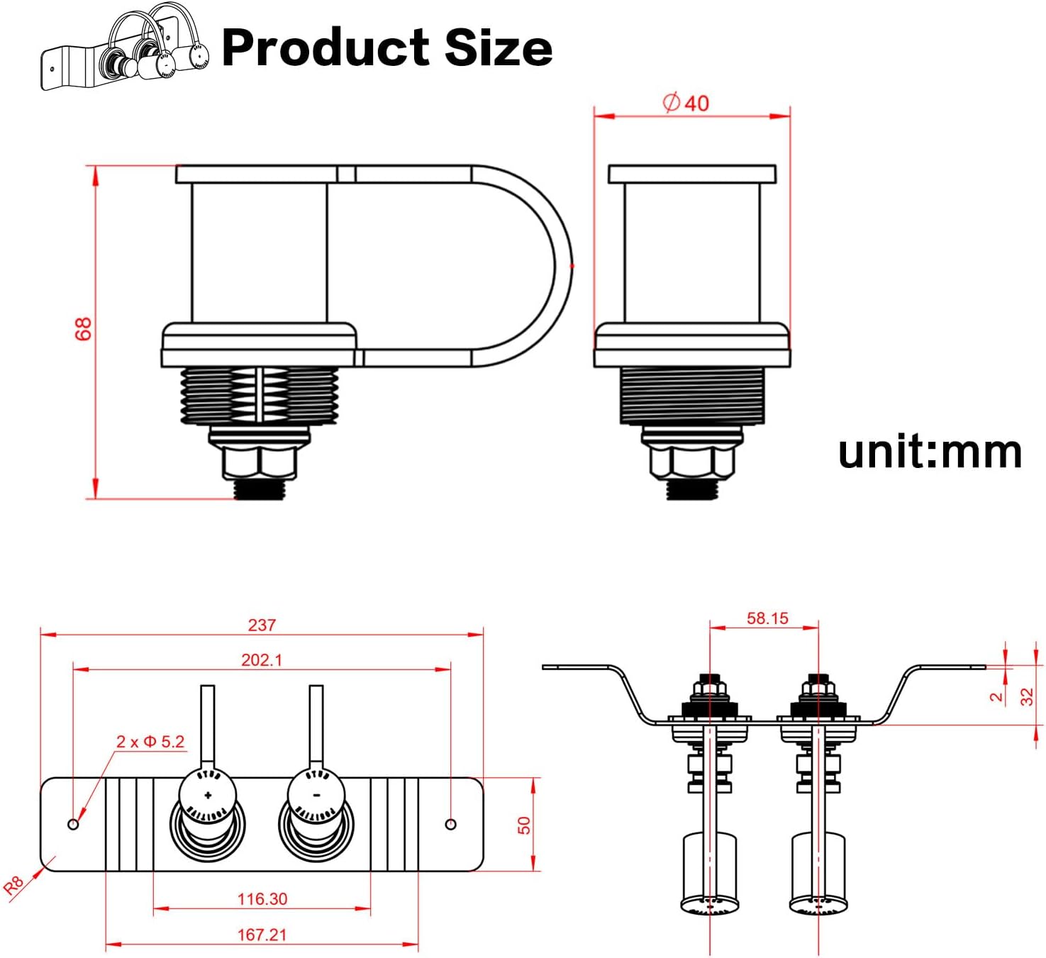 Detalle de Jamgoer Battery Jump Post Kit