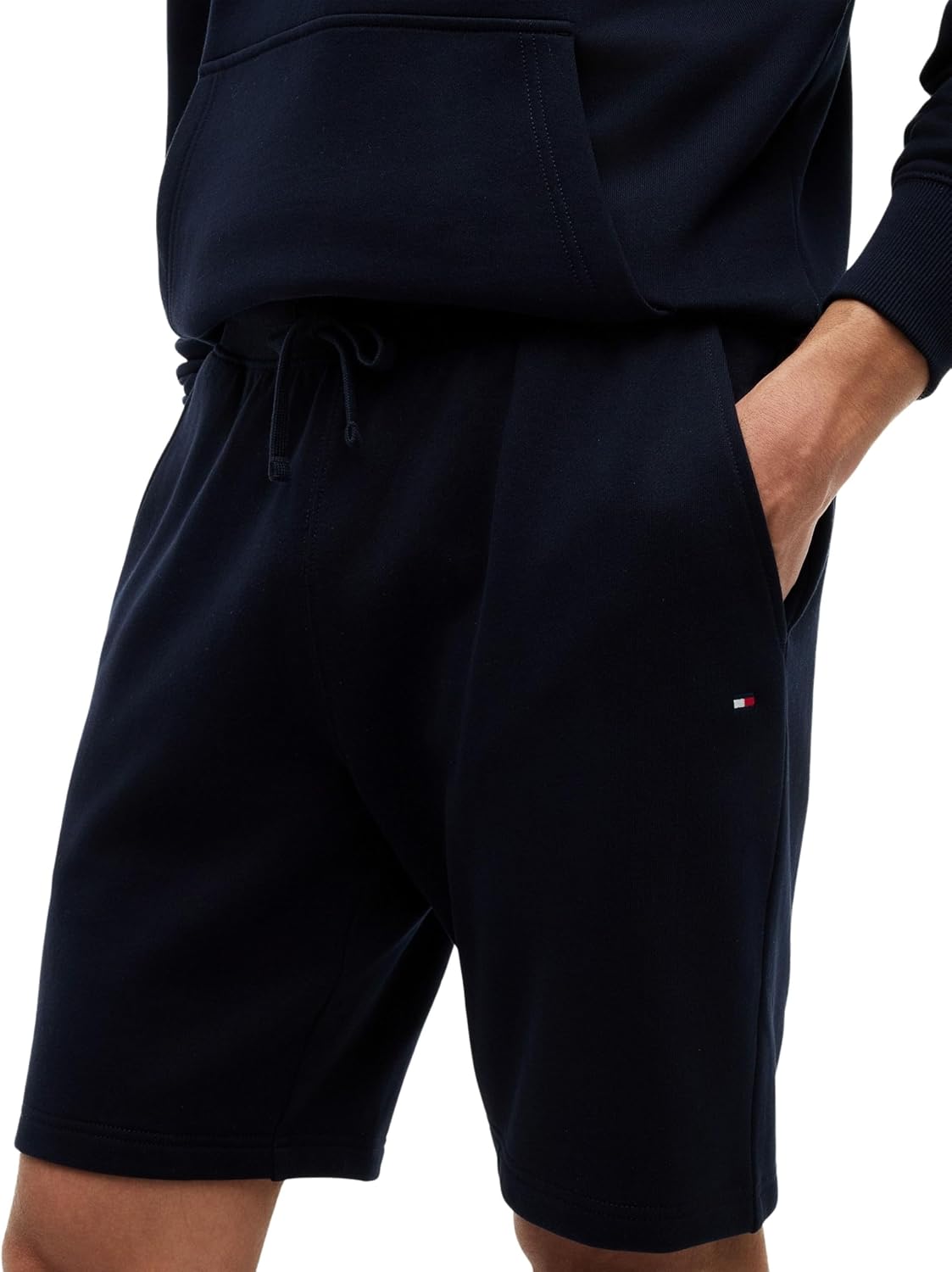 Detalle de Tommy Hilfiger Herren Sweatshorts Essential Terry aus Baumwolle