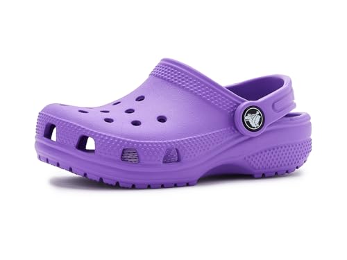 Detalle de Crocs Zuecos Clásicos Unisex para Niños Purple, 4 UK Child