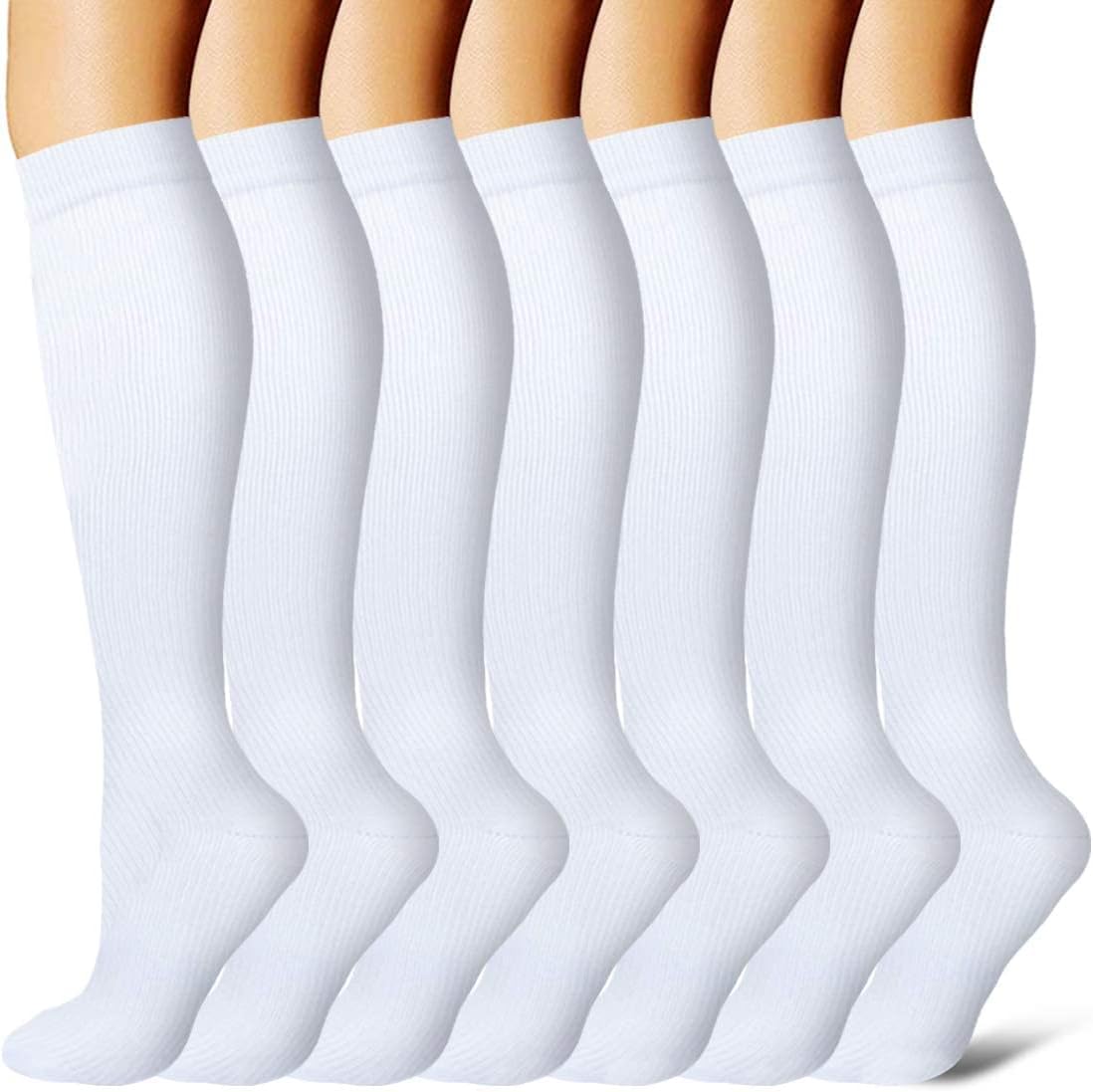 Thumbnail 6 de Gcbiger Compression Socks 15-20 mmHg 7 Pairs