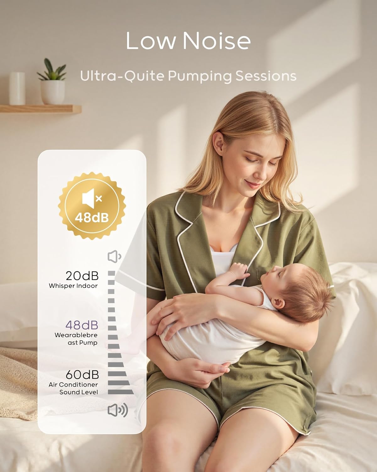 Thumbnail 5 de Nuliie Electric Breast Pump Hands-Free S32 (wearable, 4 modes, 9 suction levels) with 24mm flange