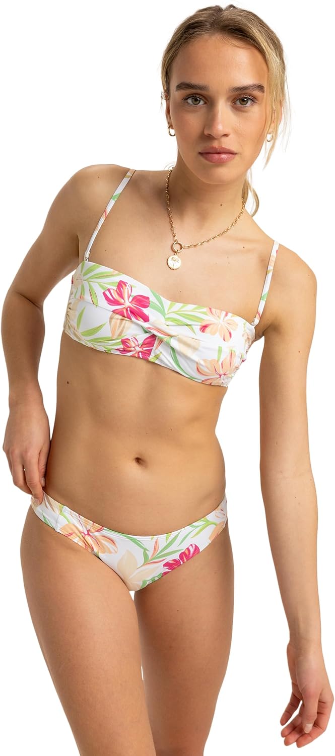 Thumbnail 6 de Roxy Into The Sun Bandeau Set: costumi da bagno da donna con tessuto riciclato e vestibilità performance