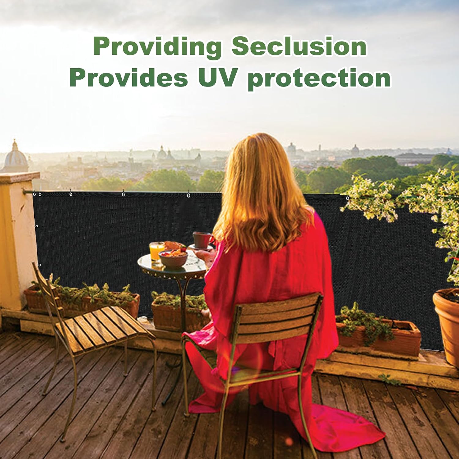 Detalle de Fence privacy screen, 5' x 50