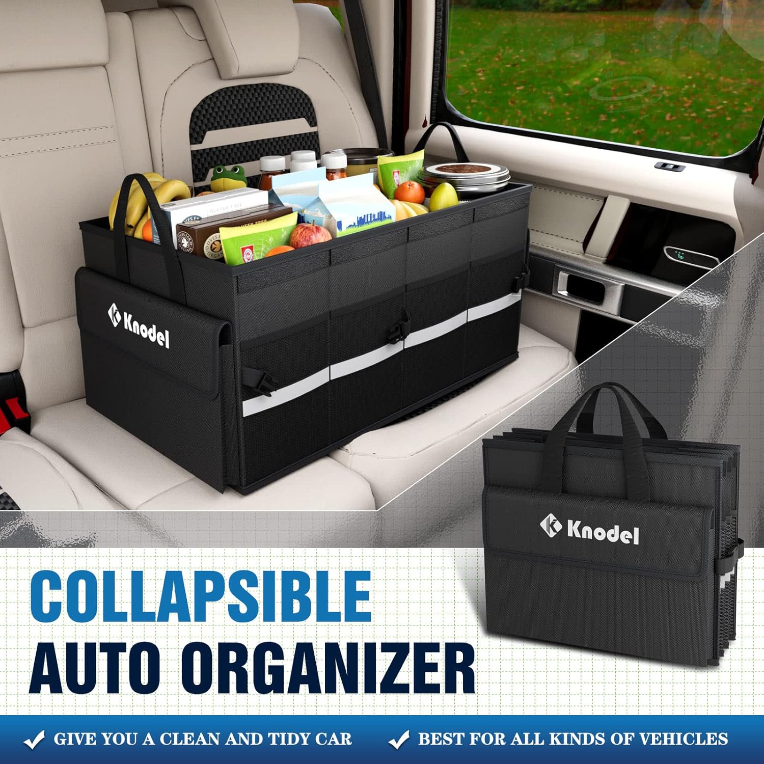 Detalle 2 de K KNODEL Car Trunk Organizer 1 Medium