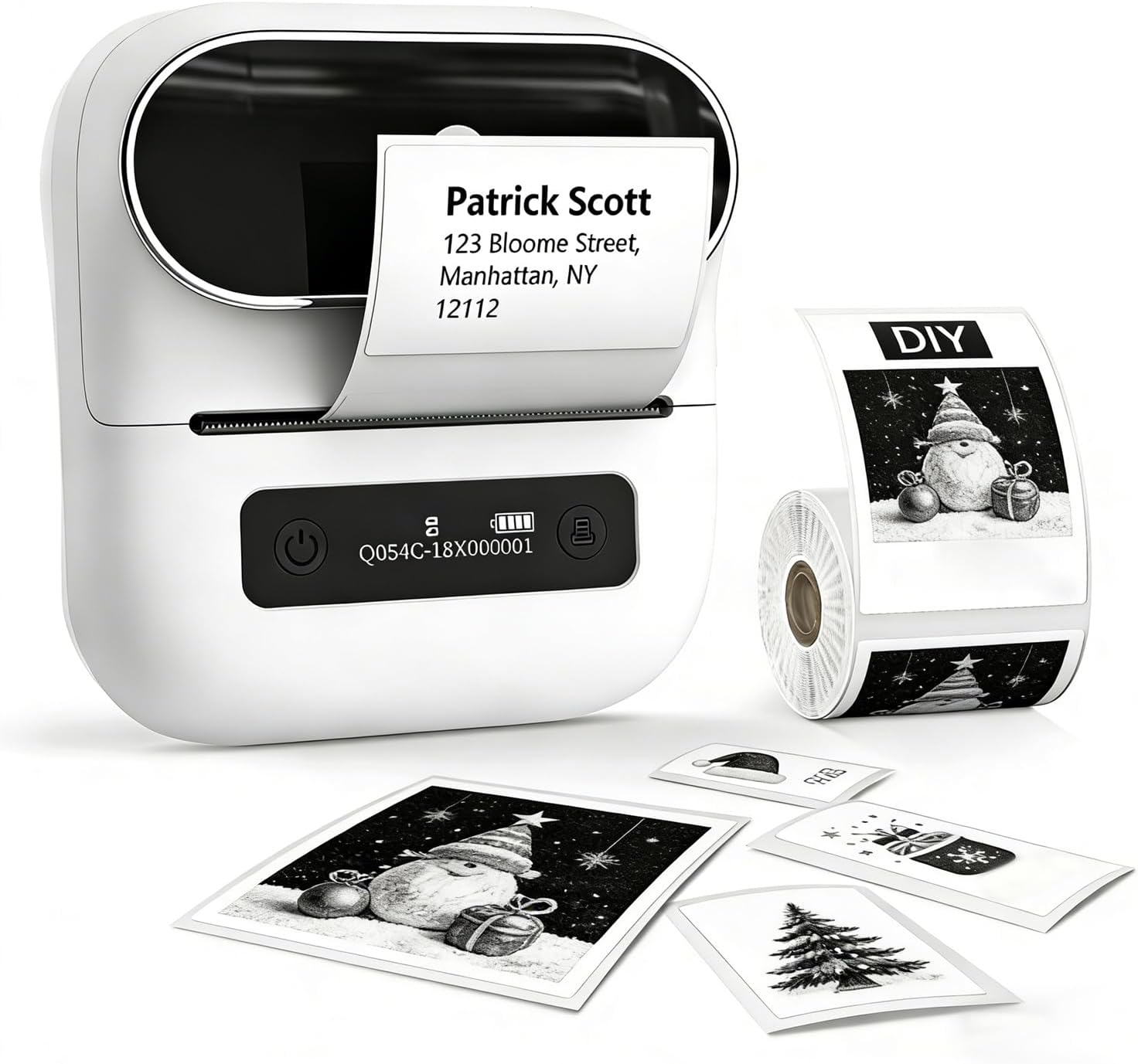 Imagen de Phomemo M220 thermal label maker (80cm) for barcodes, addresses and shipping labels en OfertitasTOP