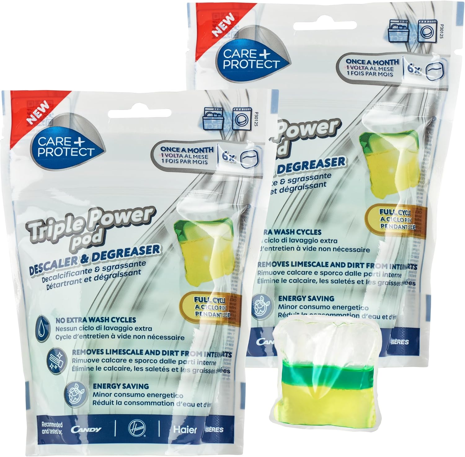 Thumbnail 2 de CARE + PROTECT 3in1 Anticalcare, Sgrassante e Igienizzante – 12 Bustine