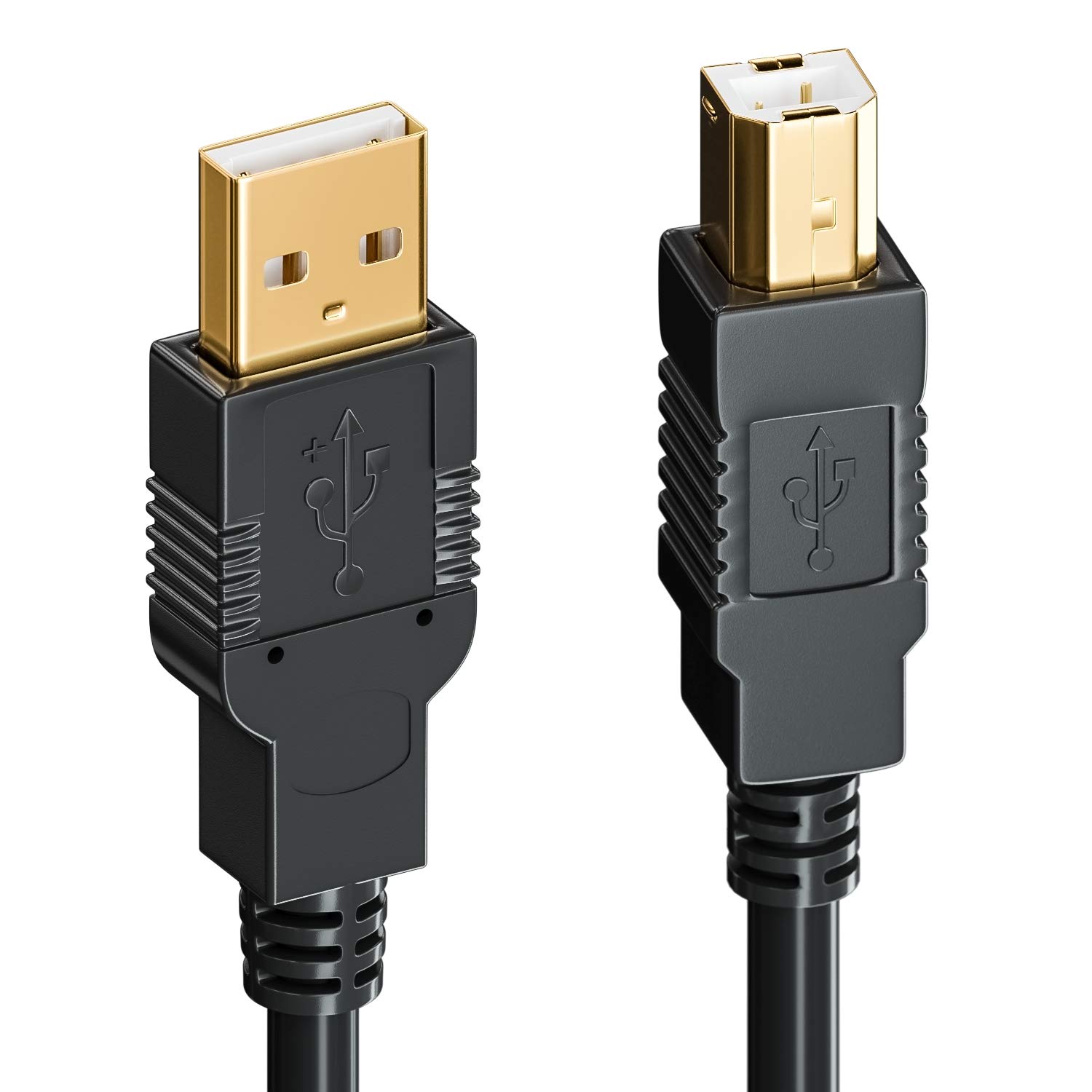 Thumbnail 1 de deleyCON 10 m Aktives USB 2.0 Kabel MK3842 – USB-Repeaterkabel für Drucker und Scanner