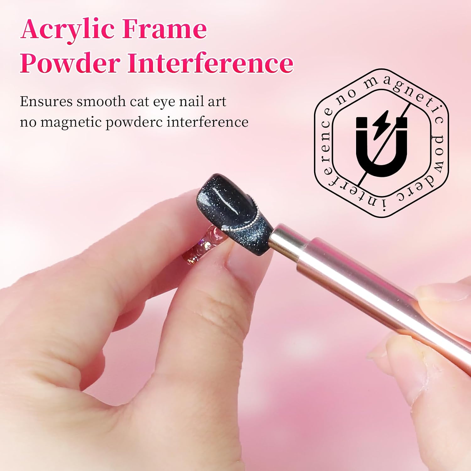 Detalle de ANGNYA 2 Set Nail Stand – Aurora Nail Holder for Painting and Display (Flower 2)