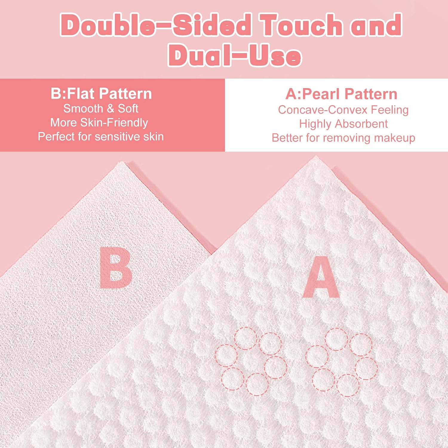 Thumbnail 1 de Disposable Face Towel 200 Count: Soft Cotton, Double-Sided, Lint-Free for Sensitive Skin