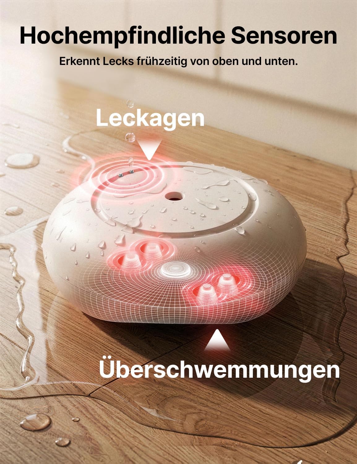 Detalle 2 de X-Sense SWS55 Smart Wassermelder 110 dB đ