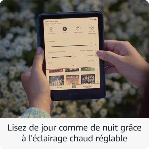 Detalle de Amazon Kindle Colorsoft (Nouvelle génération) – écran couleur 7" et éclairage chaud réglable, 16 Go