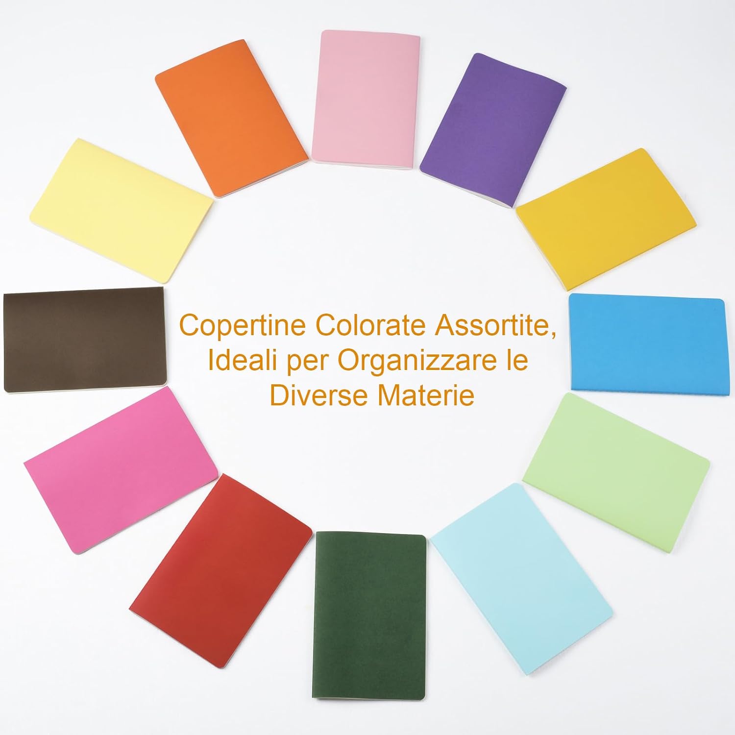 Thumbnail 6 de ZCZN-Quaderno Appunti A5 – Confezione da 24 quaderni, 60 pagine, carta FSC, multicolore