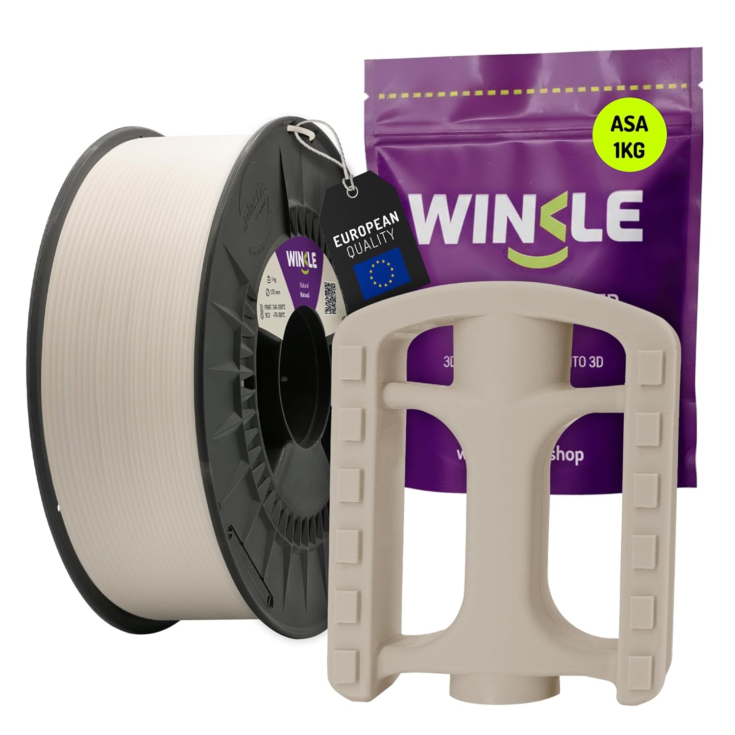 Thumbnail 6 de WINKLE ASA Filament 1,75 mm Aschgrau – 1 kg Spule für FDM-3D-Drucker (wetter- und UV-beständig)