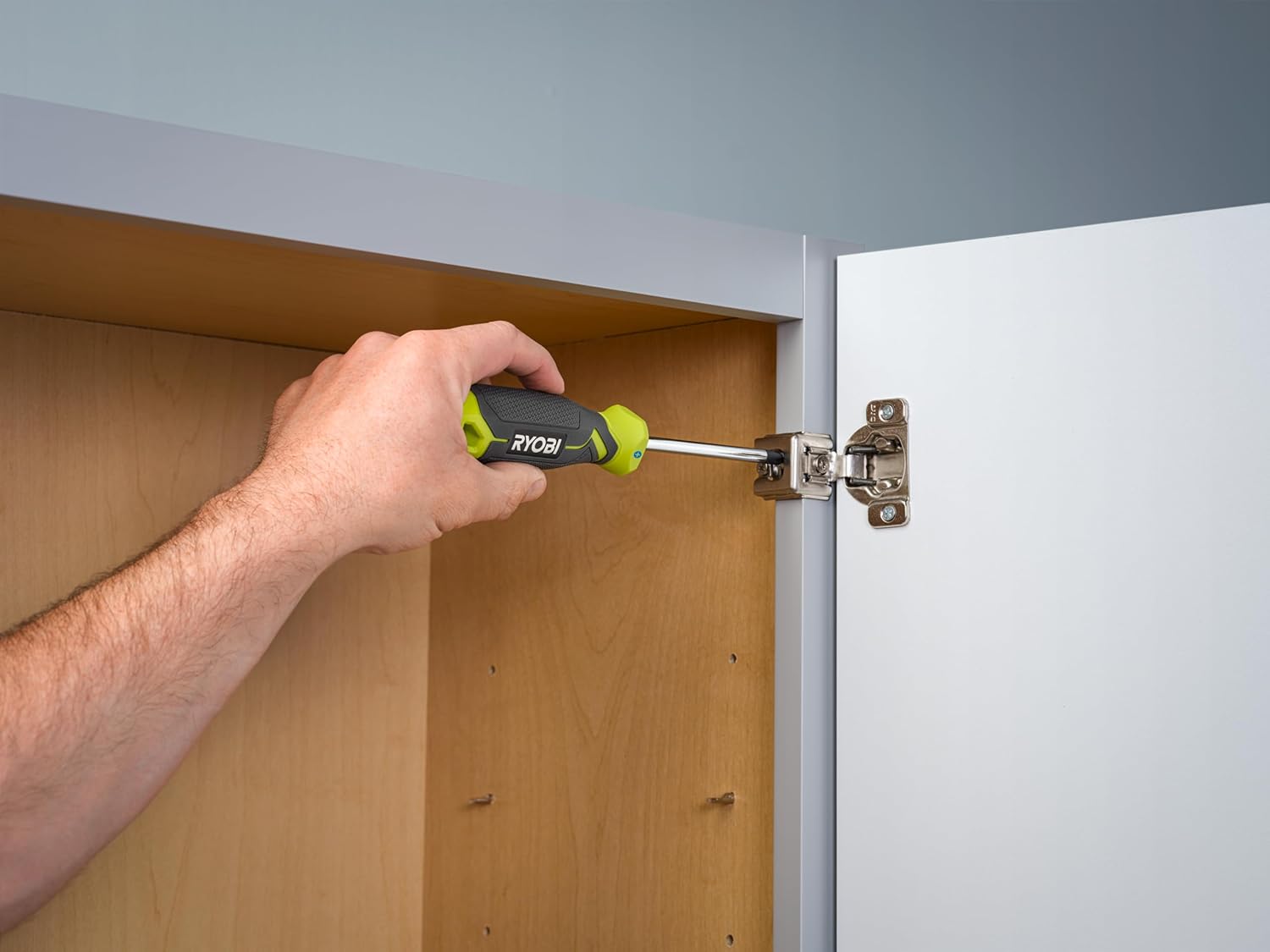 Detalle de Set di cacciaviti magnetici Ryobi RHSDS9PC: 9 pezzi per montaggi precisi e comodi