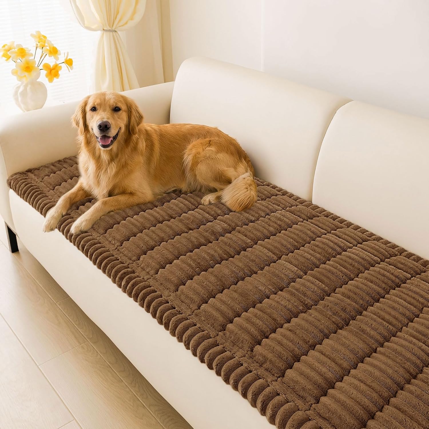 hyha Couch Cover for 3 Cushion Sofa 27.6x70.9