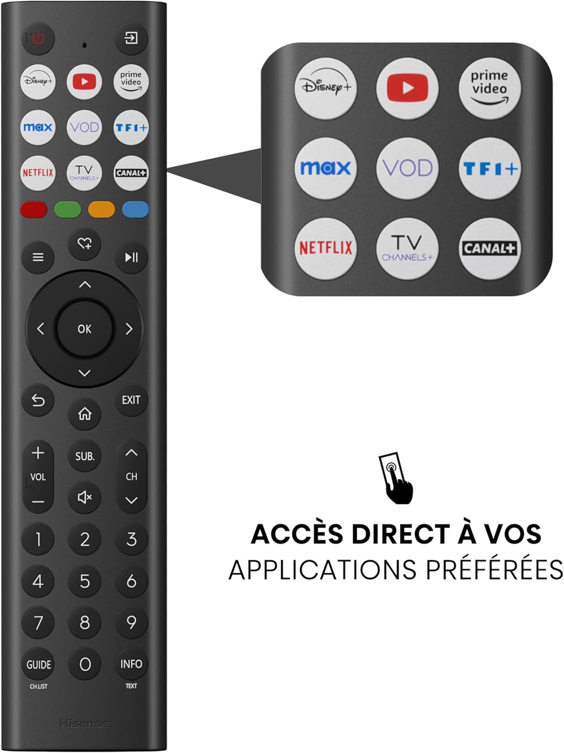 Detalle de Hisense 40A4Q (2025) : téléviseur connecté 40 pouces Full HD avec VIDAA OS, Mode Sport IA et Dolby Audio