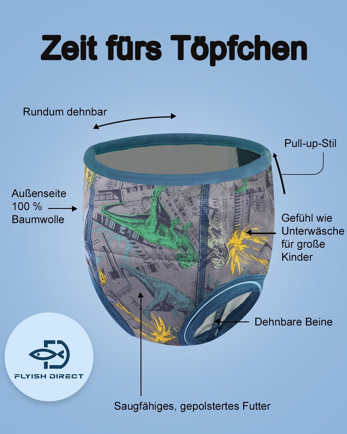 Thumbnail 3 de FLYISH DIRECT Töpfchen Trainingshose