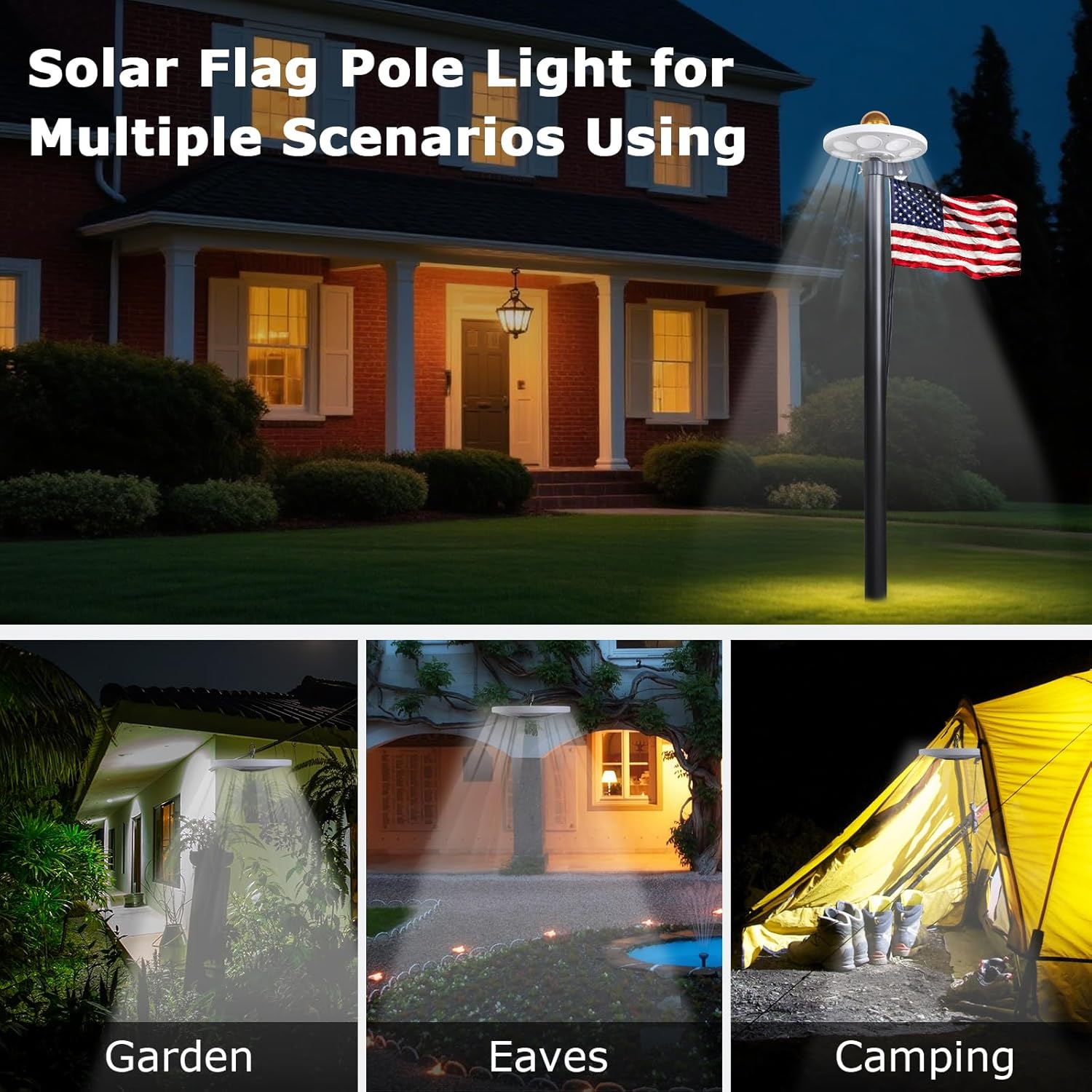 Thumbnail 6 de PHITRIC Flag Pole Light 136 LED 🌙